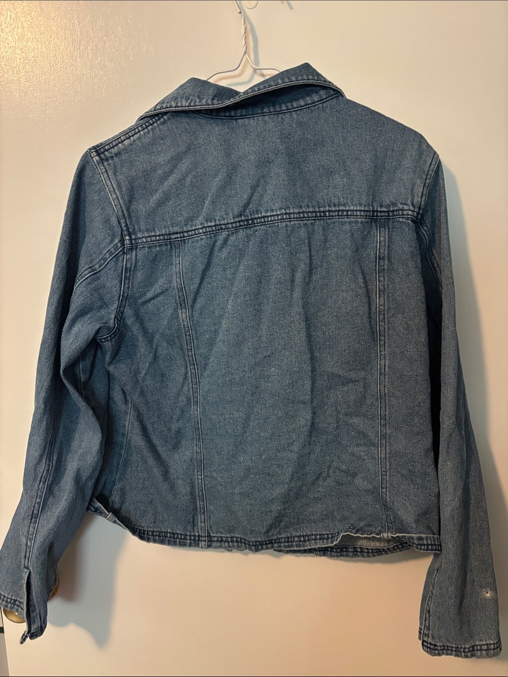 Vintage 90s Butter Mom Coquette Girl Chadwicks Medium Blue Denim Jacket Size 12 - Picture 4 of 4